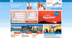Desktop Screenshot of lastminute-flughafen-nuernberg.de